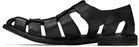 Officine Creative Black Archive 521 Sandals
