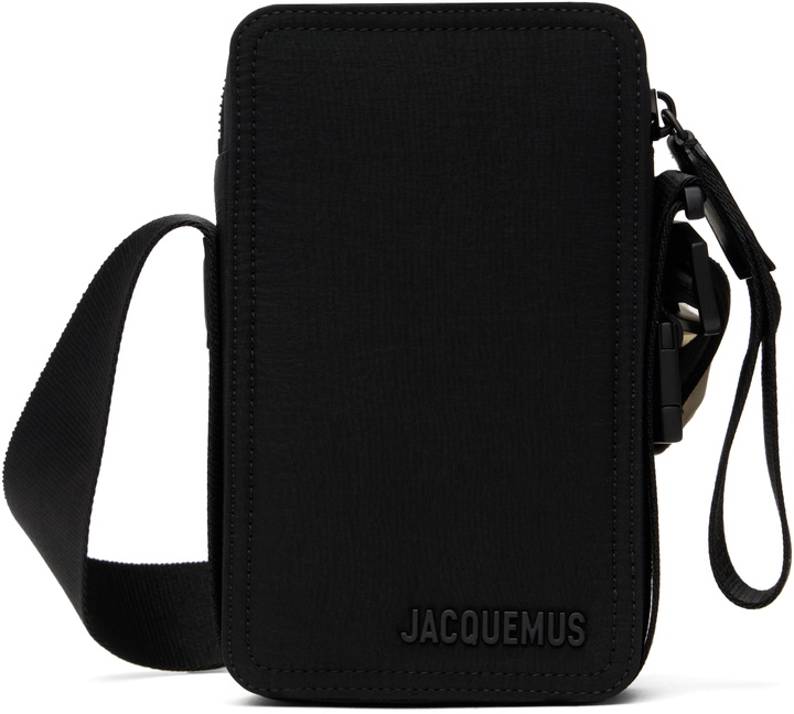 Photo: JACQUEMUS Black 'The vertical Cuerda' Bag
