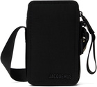JACQUEMUS Black 'The vertical Cuerda' Bag