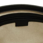 Gucci Men's Jumbo GG Logo Pouch in Black