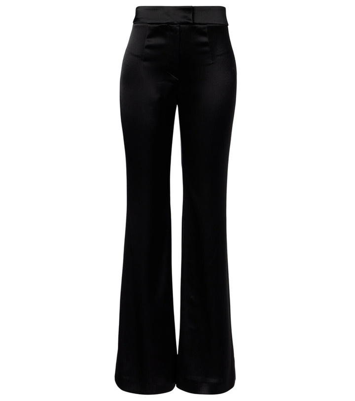 Photo: Galvan Julianne high-rise satin flared pants