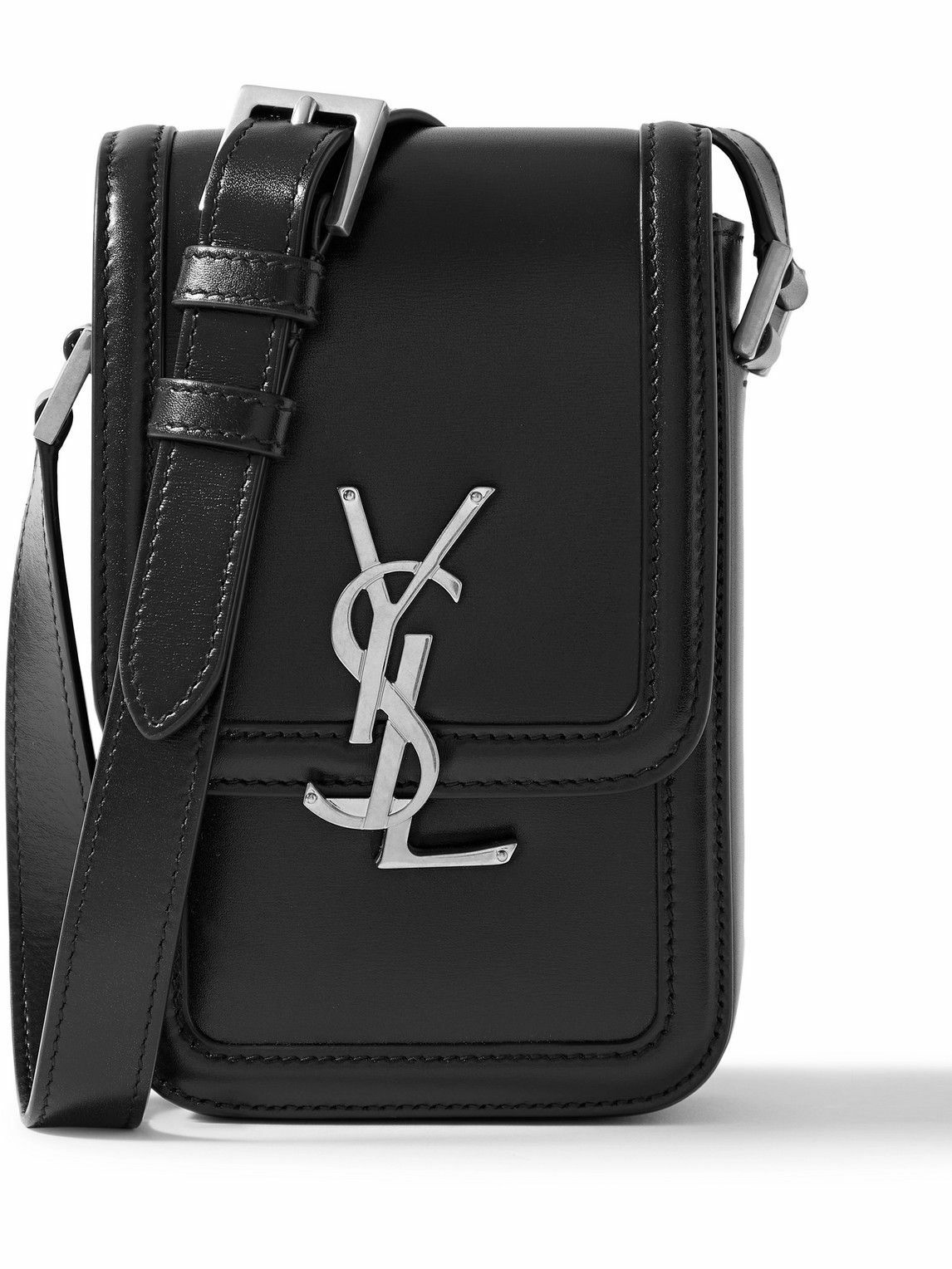 Saint Laurent Black Brooklyn Messenger Bag Saint Laurent