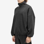 Adidas x FOG Men's Adidas x Fear Of God Athletics Fleece Mock Sweatshirt in Black
