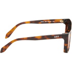 Off-White Brown Bridgeport Sunglasses