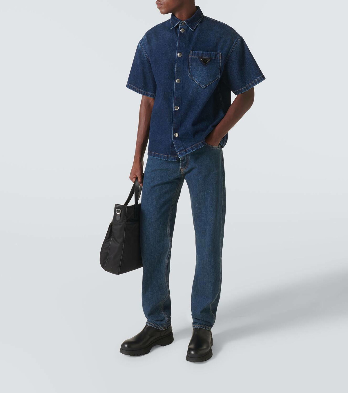 Prada Leather Chelsea boots