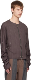 Uncertain Factor Purple Vertigo No. 1 Cardigan