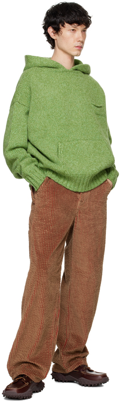 le PÈRE Brown Straight-Leg Trousers