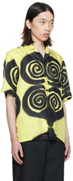 Nanushka Black & Yellow Bodil Shirt
