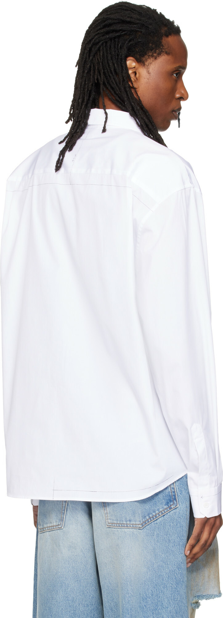 VETEMENTS White Work-In-Progress Classic Shirt