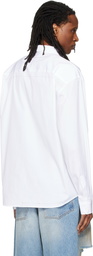 VETEMENTS White Work-In-Progress Classic Shirt