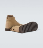 Loro Piana Verbier suede lace-up boots