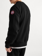 Canada Goose - Huron Logo-Appliquéd Cotton-Jersey Sweatshirt - Black