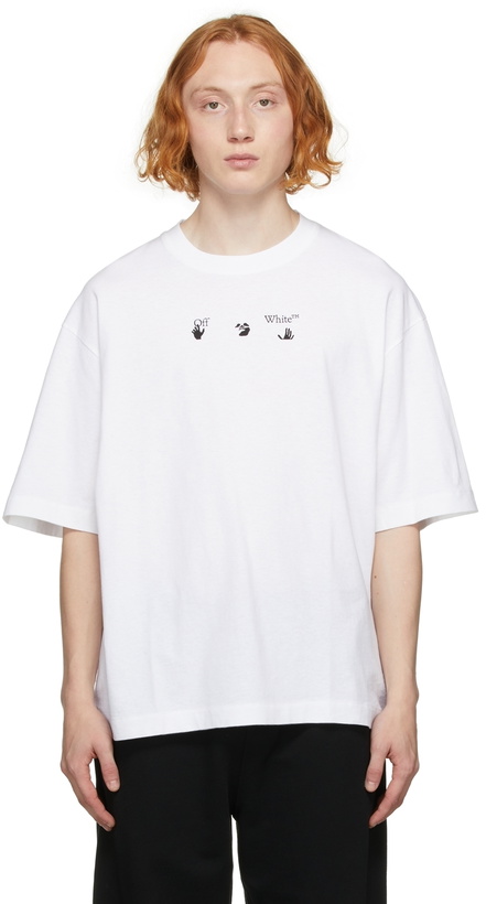 Photo: Off-White White Negative Mark T-Shirt