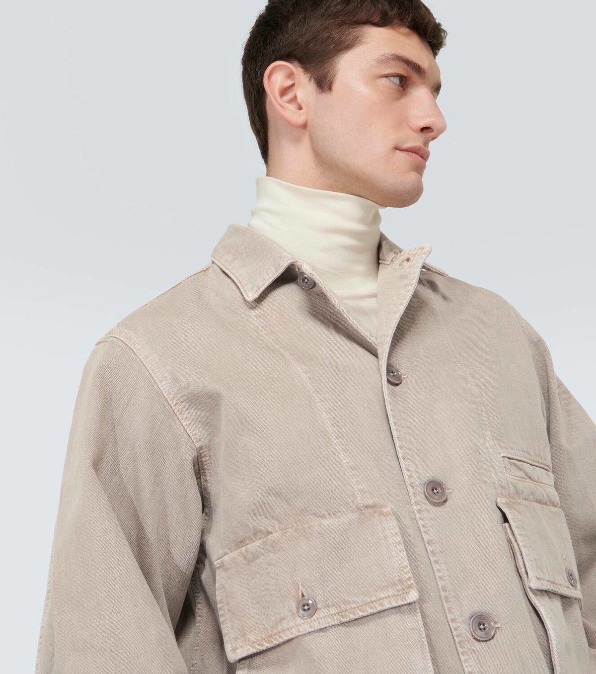 Lemaire Boxy denim field jacket Lemaire