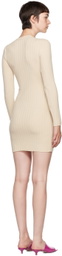 COTTON CITIZEN Off-White Capri Minidress