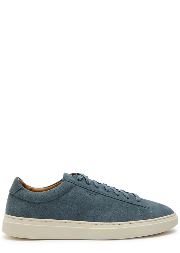 Photo: Boss Kieran Suede Sneakers Light Blue