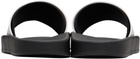 Hugo White & Black Logo-Branded Straps Pool Slides