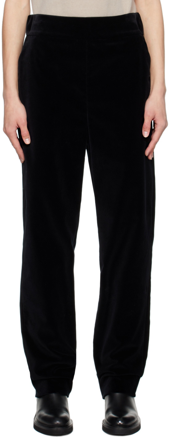 Margaret Howell Black Drawstring Trousers