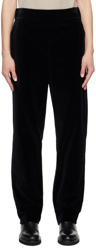 Photo: Margaret Howell Black Drawstring Trousers