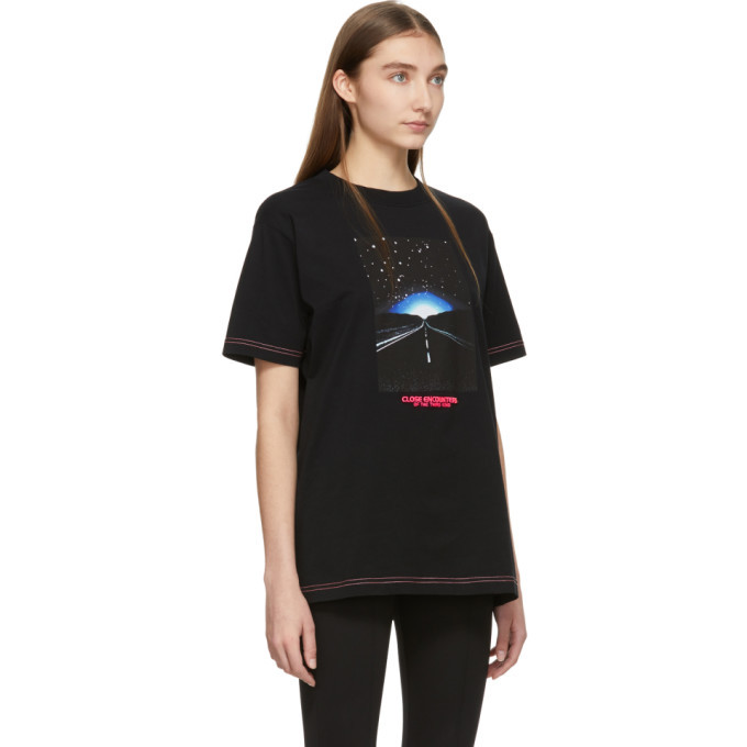 MARCELO BURLON × CLOSE ENCOUNTERS Tシャツ　S Marcelo Burlon County of Milan Black Close Encounters Of The Third