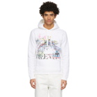 Valentino White Roman Sketches Hoodie