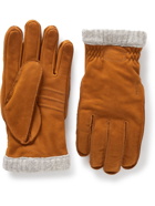 Hestra - Primaloft Fleece-Lined Full-Grain Leather Gloves - Brown