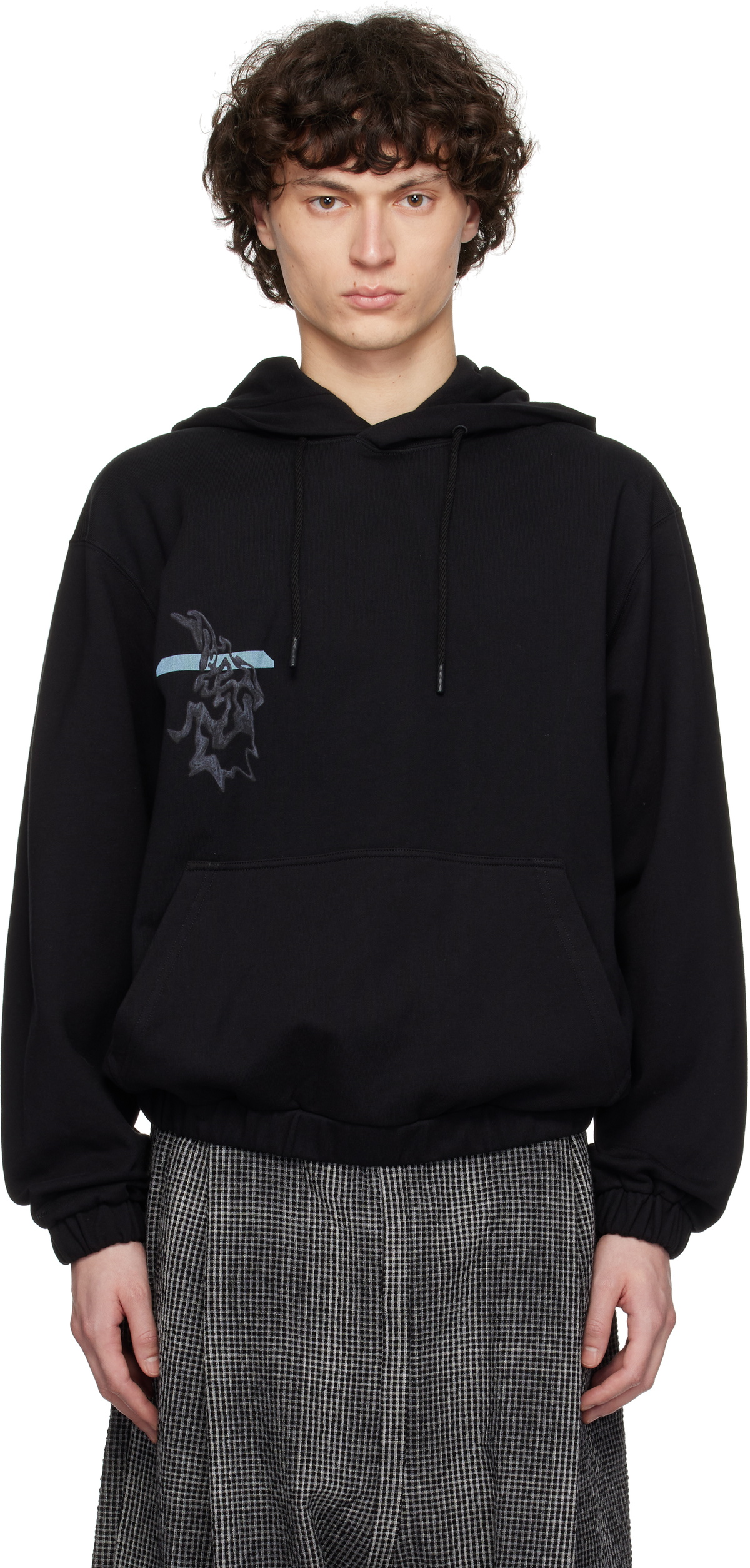 pet-tree-kor Black 'Tool Tray, Vacuum Day' Hoodie