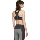 Nike Black and Grey Flyknit FE/NOM Bra