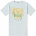 Kenzo Men's Actua Summer Relaxed Tiger T-Shirt in Light Blue