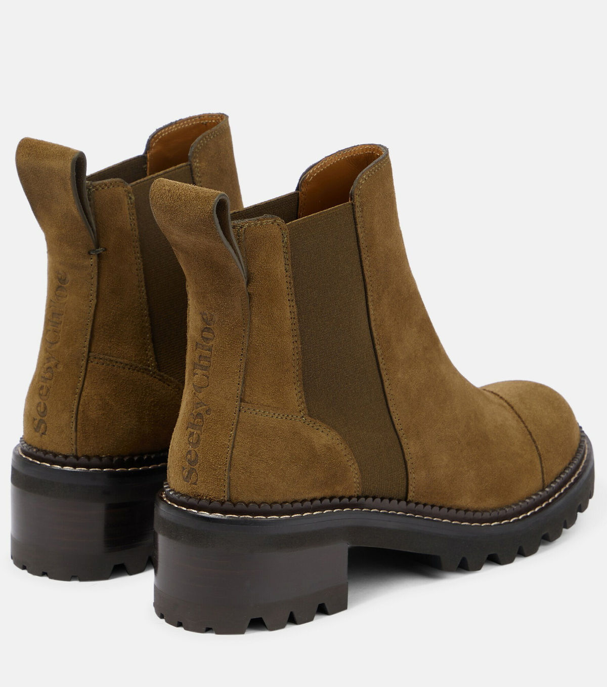 See By Chloe - Mallory suede Chelsea boots