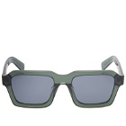 Brain Dead Staunton Sunglasses in Green Smoke