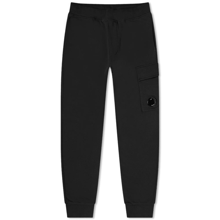 Photo: C.P. Company Men's Lens Pocket Sweat Pant in Black