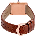 Cartier Tank Louis Hand Wound Silvered Dial 18kt Rose Gold LadiesWatch WGTA0010