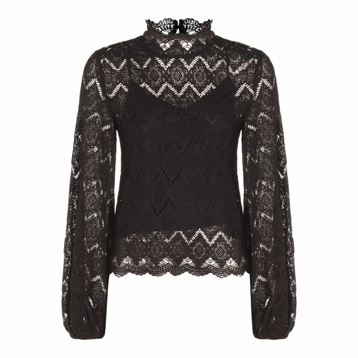 Photo: TwinSet Black Cotton Top