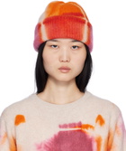 The Elder Statesman Multicolor Rorschach Beanie