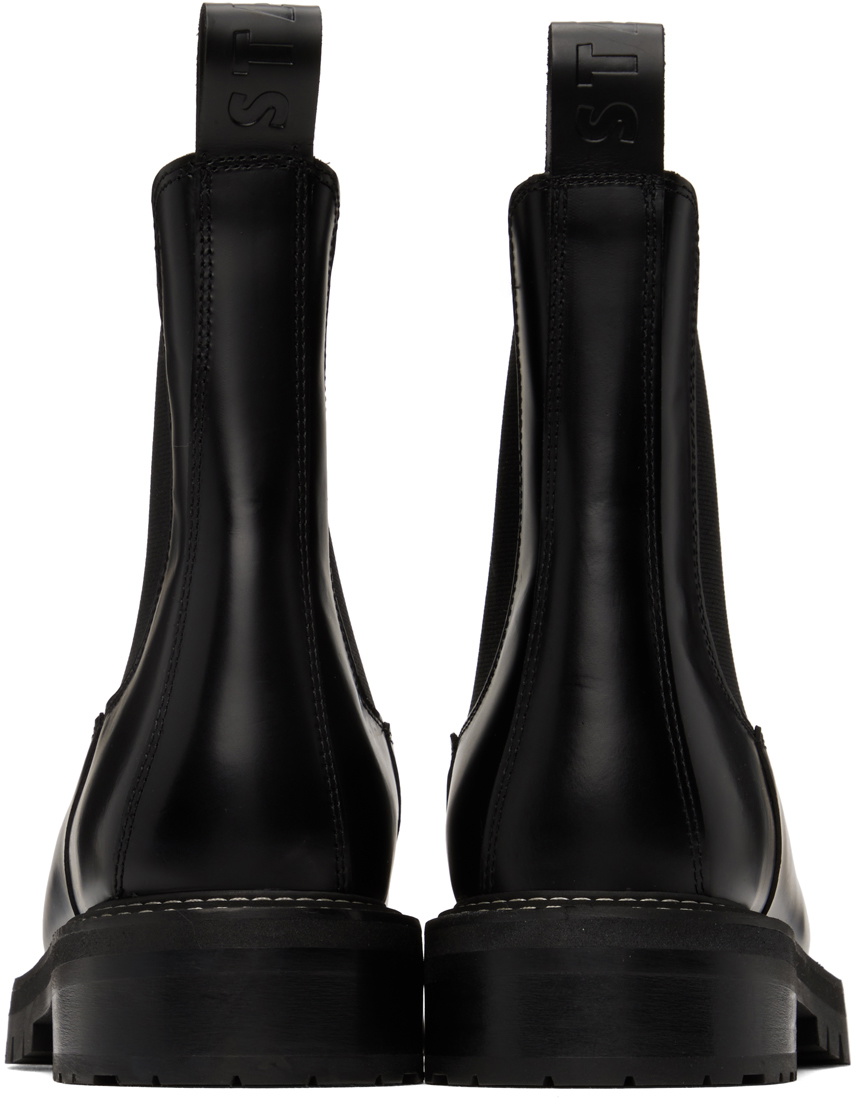 Staud Black Dutch Chelsea Boots