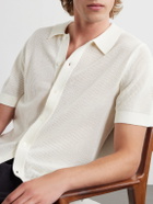 Onia - Crocheted Cotton Shirt - Neutrals