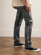 Gallery Dept. - Analog 5001 Slim-Fit Metallic Painted Jeans - Gray