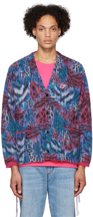 Photo: Doublet Red Animal Cardigan