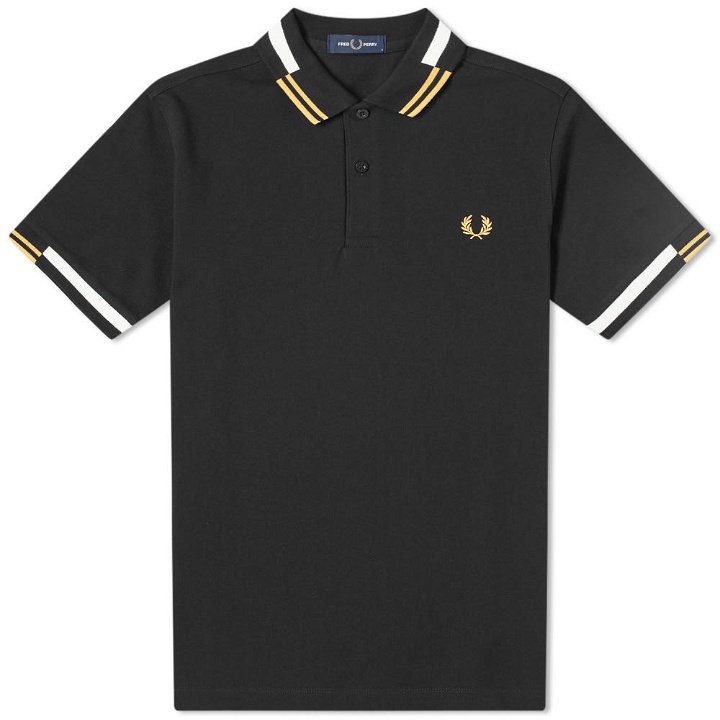 Photo: Fred Perry Authentic Abstract Tipped Polo