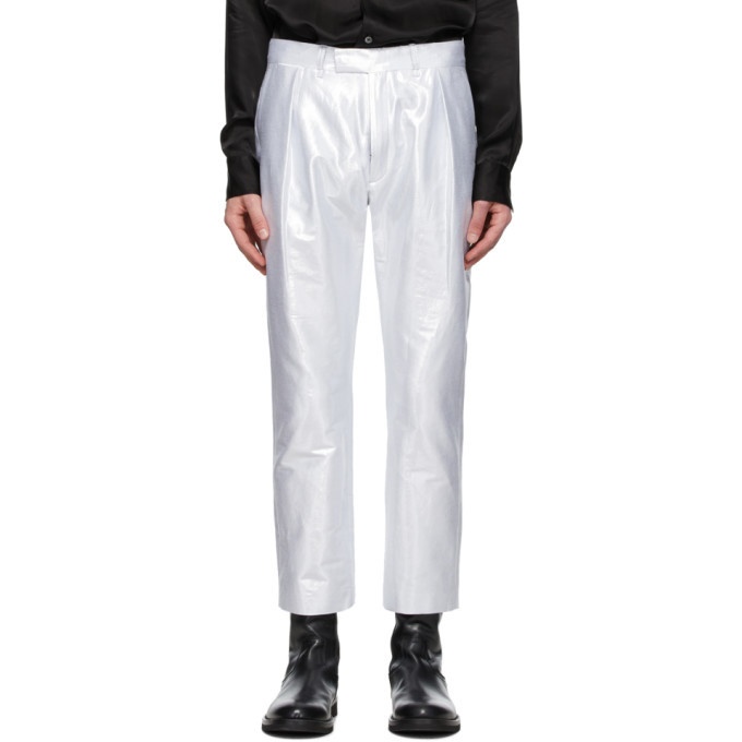 Photo: Ann Demeulemeester Silver Helm Trousers