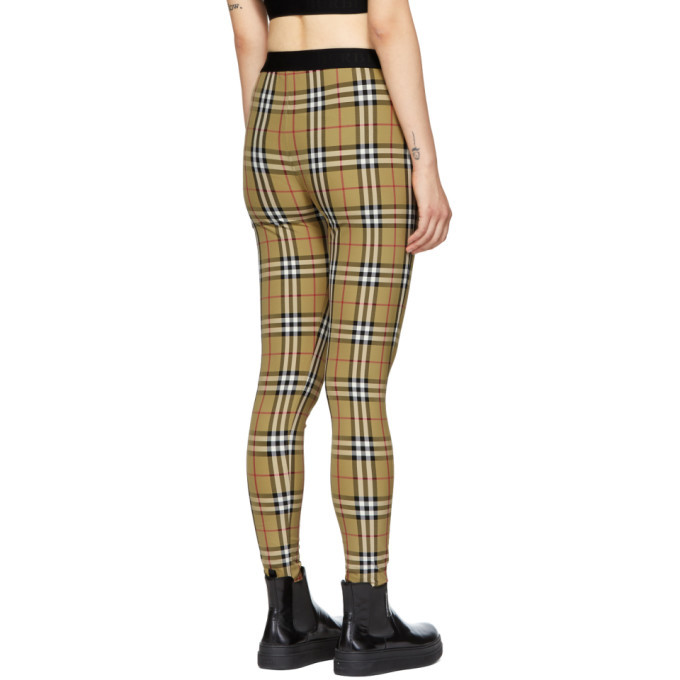 Burberry Leggings Beige Womens Burberry