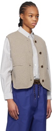 Cordera Taupe Cotton Vest