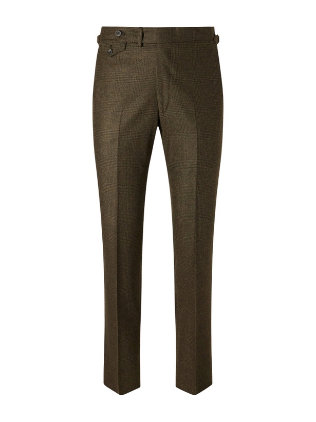 Photo: J. Mueser - Waverly Straight-Leg Virgin Wool Suit Trousers - Green