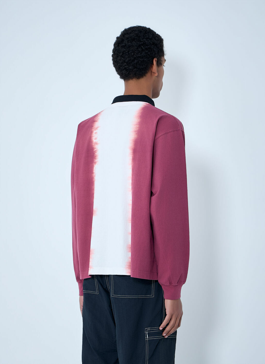 Noma Contrast Collar Long Sleeve Shirt