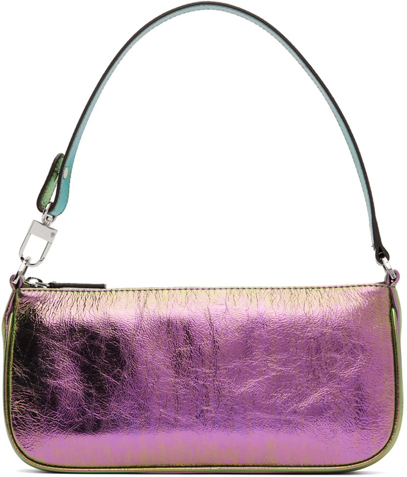 Rachel leather handbag By Far Pink in Leather - 34430783