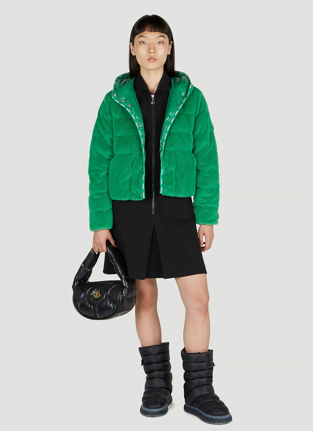 Moncler - Malp Fuzzy Jacket in Green Moncler