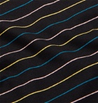 A.P.C. - Milo Striped Cotton-Jersey T-Shirt - Black