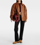 Saint Laurent Leather penny loafers