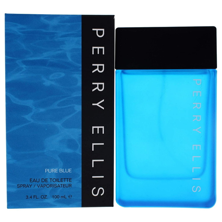 Photo: Perry Ellis Mens Pure Blue EDT 3.4 oz Fragrances 844061012417